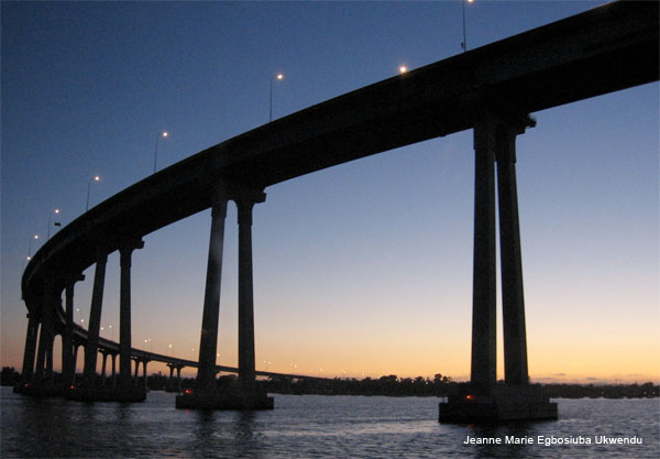 Coronado Bridge by Jeanne Marie Egbosiuba Ukwendu